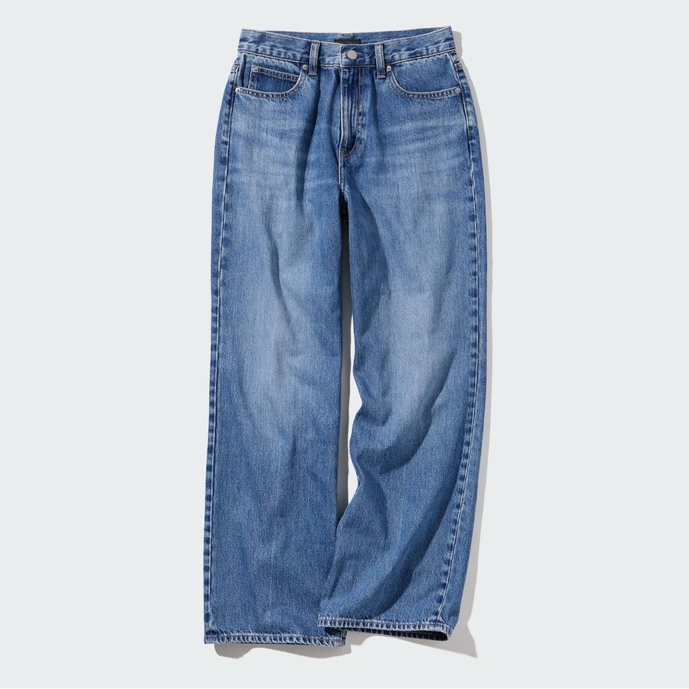 Uniqlo Wide Straight Jeans - High Rise